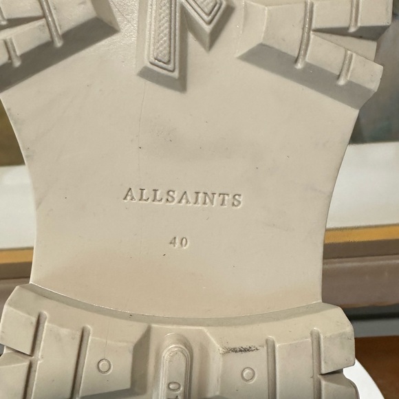 🌹ALL SAINTS🌹Ophelia Bootie In Beige Size: 40 - Picture 13 of 14